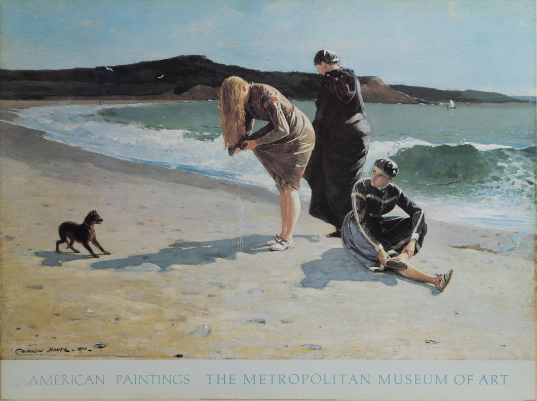Eagle Head Manchester, Massachusetts, High Tide Poster | Winslow Homer,{{product.type}}