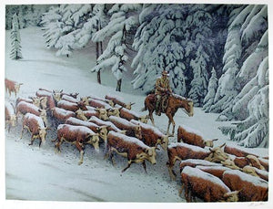 Early Snow Lithograph | Morton Künstler,{{product.type}}