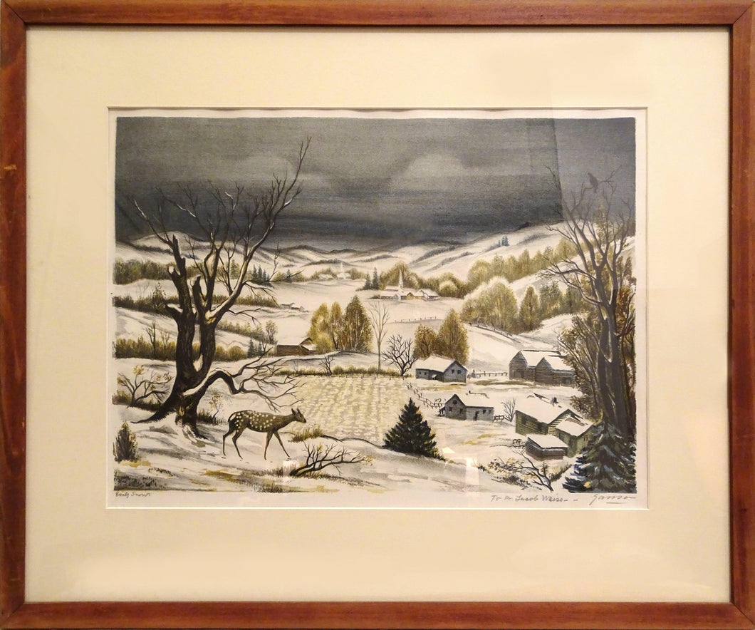 Early Snow (Smith L29) Lithograph | Emil Ganso,{{product.type}}