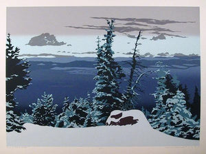 East of Black Butte Screenprint | Deborah Clearman,{{product.type}}
