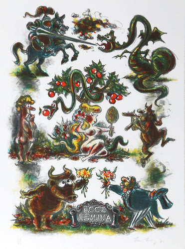 Ecce Femina Lithograph | Lee Lorenz,{{product.type}}