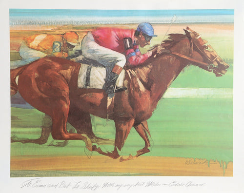 Eddie Arcaro from Sports Illustrated Living Legends Portfolio Lithograph | Daniel Bennett Schwartz,{{product.type}}