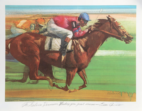 Eddie Arcaro from Sports Illustrated Living Legends Portfolio Lithograph | Daniel Bennett Schwartz,{{product.type}}