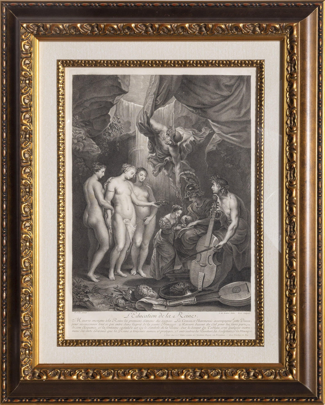 Education de la Reine Etching | Peter-Paul Rubens,{{product.type}}