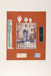 Egypte Etching | Mireille Kramer,{{product.type}}