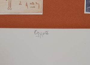 Egypte Etching | Mireille Kramer,{{product.type}}