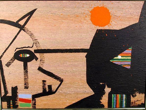 Egyptian Composition with Sun Oil | Max Epstein,{{product.type}}