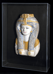 Egyptian Goddess in Headdress Antiques | Unknown Artist,{{product.type}}