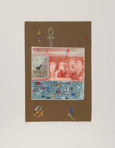 Egyptian IV Etching | Mireille Kramer,{{product.type}}