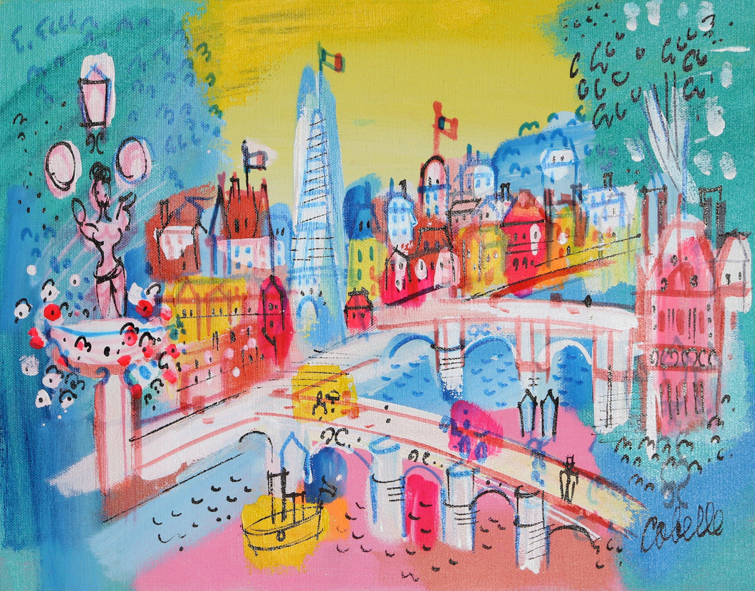 Eiffel Tower and Bridges, Paris Acrylic | Charles Cobelle,{{product.type}}