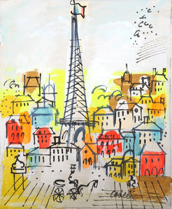 Eiffel Tower Plaza 3 Acrylic | Charles Cobelle,{{product.type}}