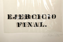 Ejercicio Final Etching | Luis Camnitzer,{{product.type}}