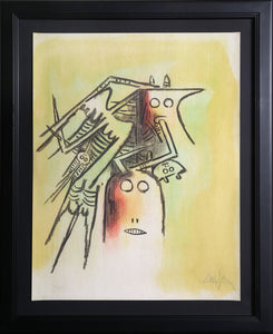 El Casquee (She with Helmet) from the Pleni Luna Suite Lithograph | Wifredo Lam,{{product.type}}