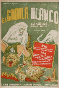 El Gorilla Blanco Poster | Unknown Artist - Poster,{{product.type}}