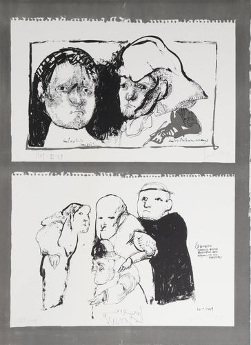 El Siniestro Lithograph | José Luis Cuevas,{{product.type}}