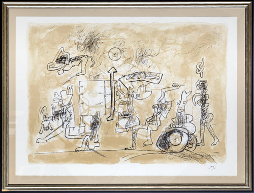 Electra Funebra Domestica Lithograph | Roberto Matta,{{product.type}}