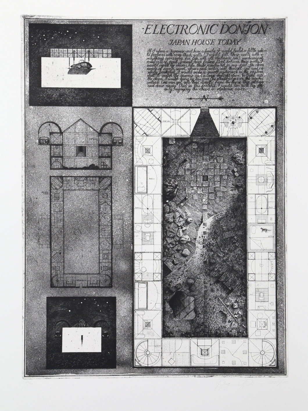 Electric Donjon from Brodsky and Utkin: Projects 1981 - 1990 Etching | Alexander Brodsky and Ilya Utkin,{{product.type}}