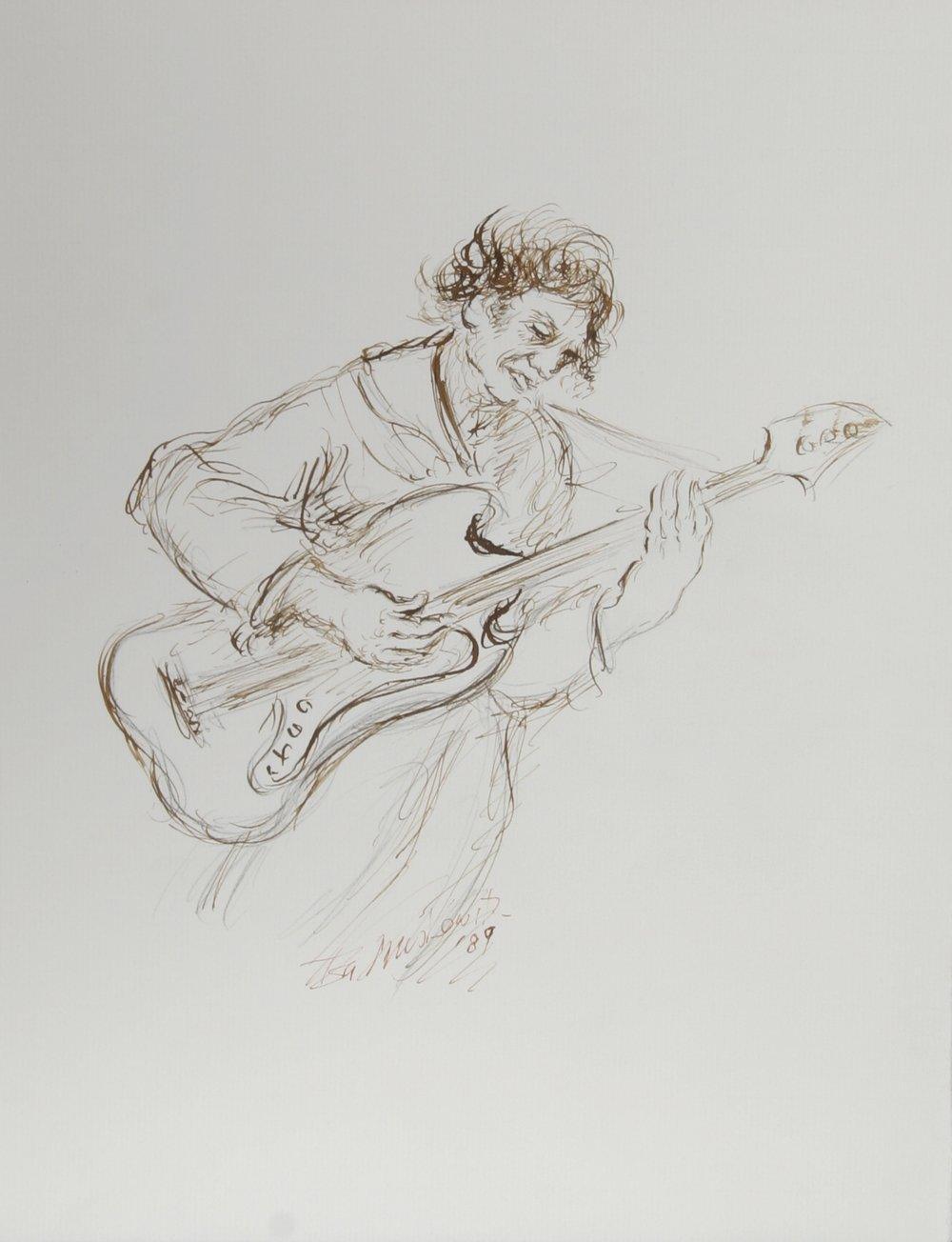 Electric Guitarist - I Ink | Ira Moskowitz,{{product.type}}