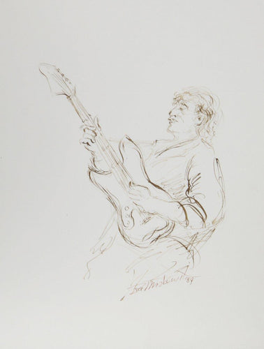 Electric Guitarist - III Ink | Ira Moskowitz,{{product.type}}