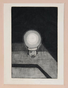 Electric Lightbulb II Etching | Raveesh Whorra,{{product.type}}
