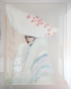 Elegance in White Lithograph | Victoria Montesinos,{{product.type}}