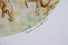 Elephant Composition Lithograph | Caroline Schultz,{{product.type}}
