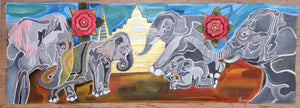 Elephants Acrylic | Jhon Zhagnay,{{product.type}}