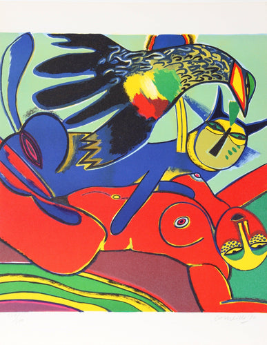 Elle se Donne a l'Ete (She Gives Herself to Summer) Lithograph | Corneille,{{product.type}}