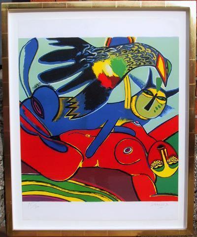 Elle se Donne a L'ete (She Gives Herself to Summer) Lithograph | Corneille,{{product.type}}