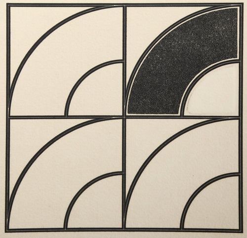 Embossed Quarter Arc Etching | Gordon House,{{product.type}}