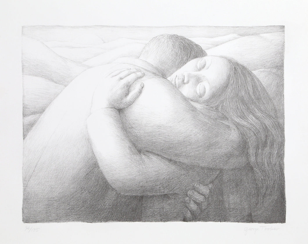 Embrace Lithograph | George Tooker,{{product.type}}