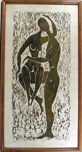 Embrace Woodcut | Alfred Van Loen,{{product.type}}