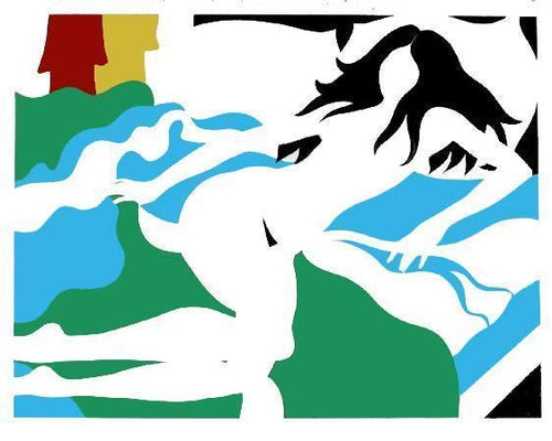 Empty Pillow Screenprint | Michael Young,{{product.type}}