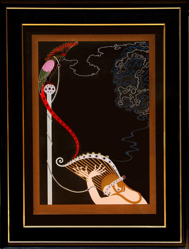 Enchanted Melody Screenprint | Erté,{{product.type}}