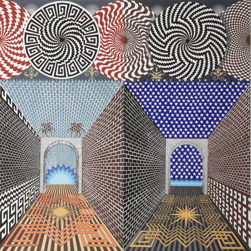 Encuentro de Dos Mundos Screenprint | Pedro Friedeberg,{{product.type}}