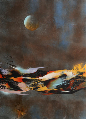 Energía Cosmica 1 (Cosmic Energy 1) Lithograph | Leonardo Nierman,{{product.type}}
