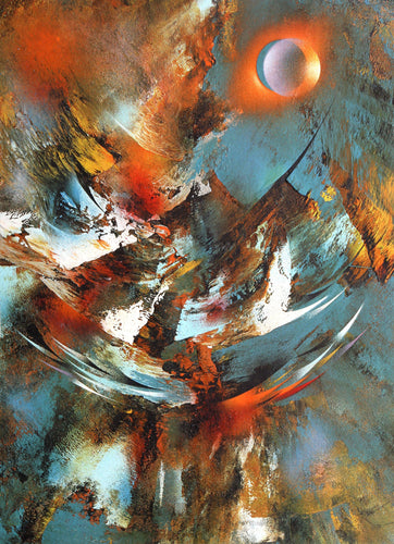 Energía Cosmica 3 (Cosmic Energy 3) Lithograph | Leonardo Nierman,{{product.type}}