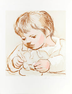 Enfant Deieunant Lithograph | Pablo Picasso,{{product.type}}