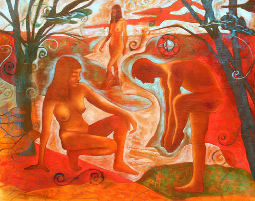 Entrance to the Forest Oil | Michael Tice,{{product.type}}