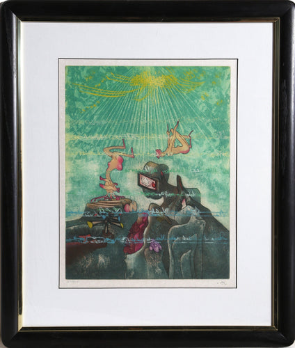 Epaisser de haut-mer from Hom'mere II - L'Eautre Etching | Roberto Matta,{{product.type}}