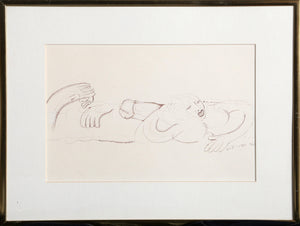 Erotic Couple in Bed, NY (Erotic) Ink | Unknown Artist,{{product.type}}