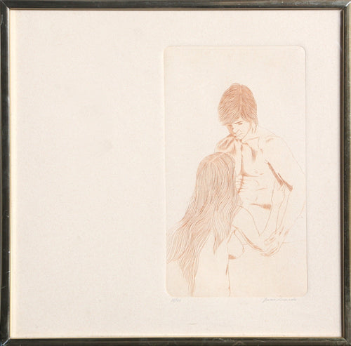 Erotic Etching | Juan Ricardo,{{product.type}}