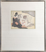 Erotic Scene with Woman in Kimono Woodcut | Kitagawa Utamaro,{{product.type}}