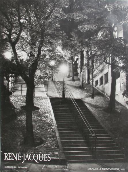 Escalier a Montmartre II, 1950 Poster | Rene Jacques,{{product.type}}