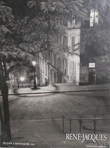 Escalier at Montmarte 1950 Poster | Rene Jacques,{{product.type}}