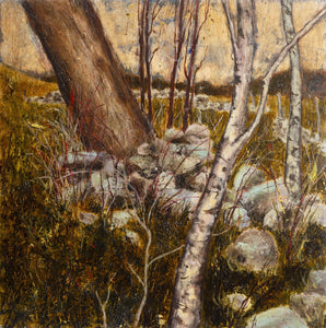 Escape to Rocks and Trees Oil | Eleanor Miller,{{product.type}}