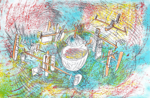 Espace de l'Espece Lithograph | Roberto Matta,{{product.type}}