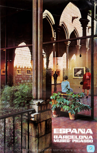 Espana - Barcelona Museo Picasso Poster | Travel Poster,{{product.type}}