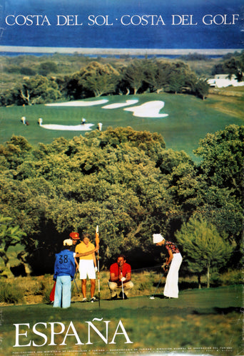 Espana - Costa Del Golf Poster | Travel Poster,{{product.type}}