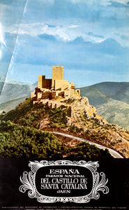 Espana - Parador Nacional del Castillo de Santa Catalina Poster | Travel Poster,{{product.type}}
